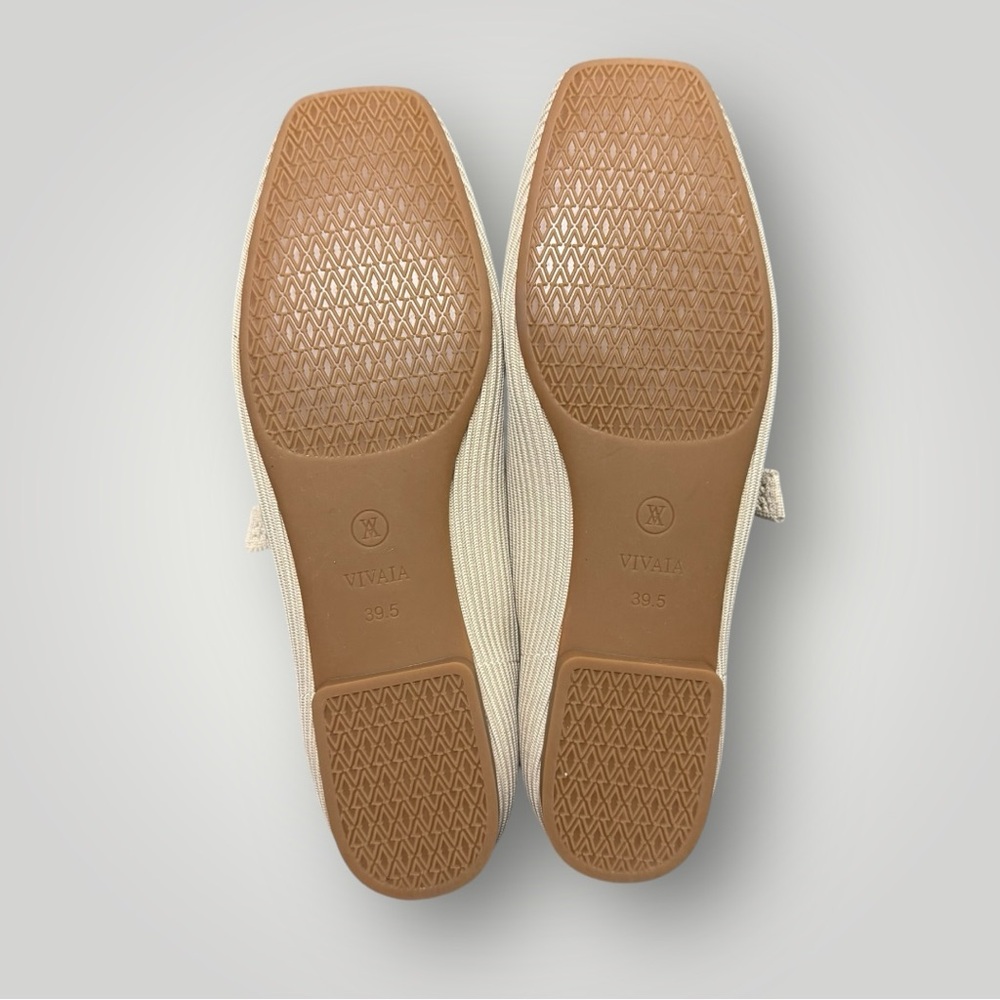 VIVALA Beige Mary Jane Flats - Picture 8 of 12